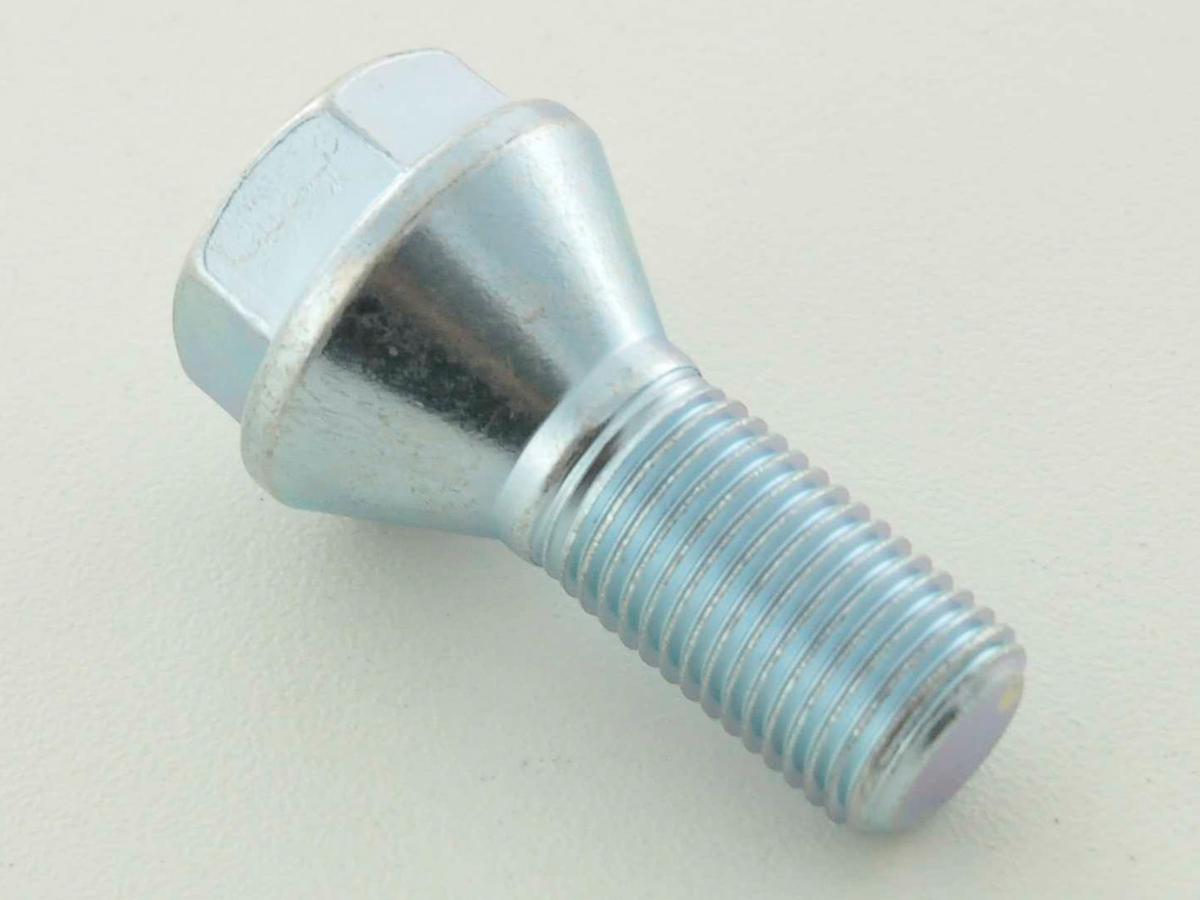 Radschraube einzeln Kegelbund Schaftlänge 35mm M12x1,25 silber Radschraube einzeln Kegelbund Schaftlänge 35mm M12x1,25 silber
